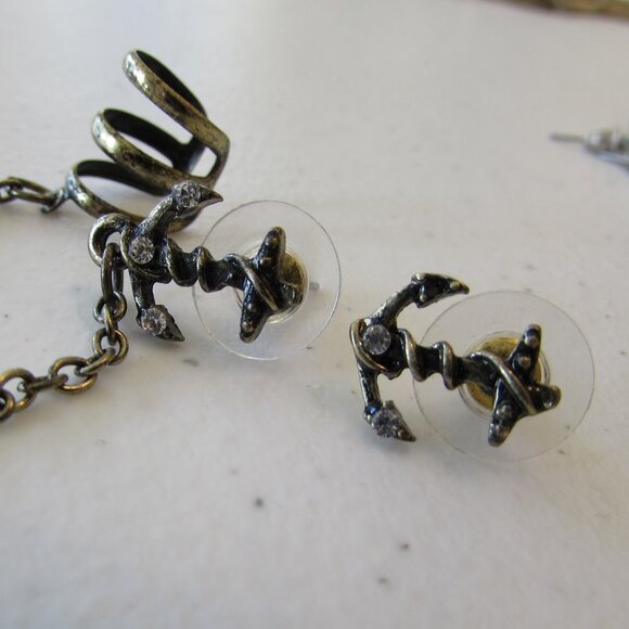 Nautical/Anchor Themed Earring - 4 Pairs - Pierced/Screwback - Picture 6 of 15